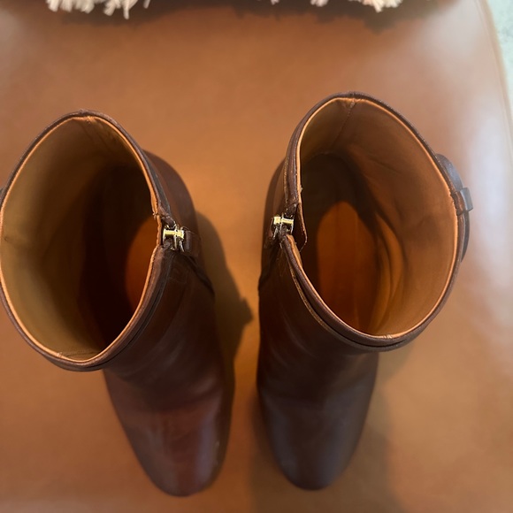 Sezane High Sara Boots in Natural Heritage Leather, size 7 - Picture 8 of 9